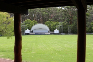 Stage at Leeuwin Estate in Margaret River Australia.