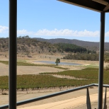 View from Dalwhinnie Wines in Australia.
